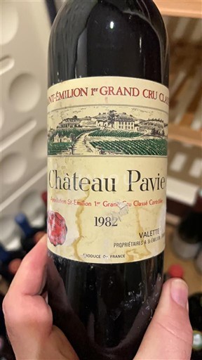 Bordeaux Saint-Émilion Grand Cru Château Pavie 1982
