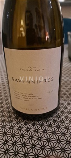 Loiretal Savennières Plaisance 2020