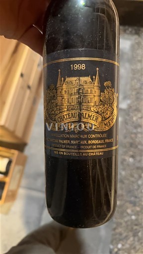 Bordeaux Margaux Grand Cru Château Palmer 1998