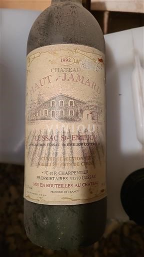 Bordeaux Lussac-saint-émilion Château Haut-Jamard 1992