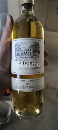 Sud-Ovest Côtes de Gascogne Domaine Bordes Petit Manseng 2020