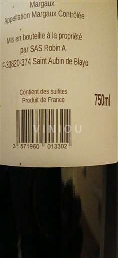 Bordeaux Margaux Margaux chevalier de larrigade 2023