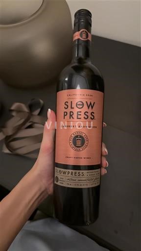 Kalifornijske AVA Ni doloceno Slow Press Cabernet Sauvignon 2020