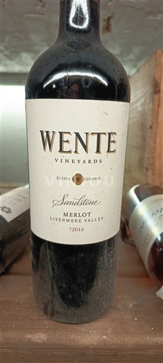 Vùng trồng nho được cấp phép California Thung lũng Livermore Wente Vineyards Sandstone 2018