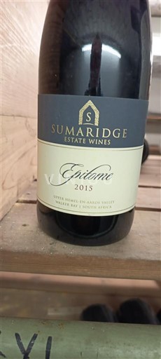 Cape South Coast Walker Bay Sumaridge Estate Wines Galante 2015