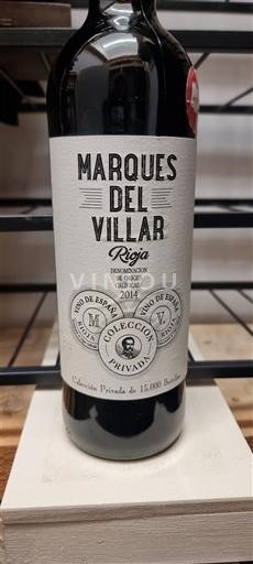 Rioja Marques del Villar Coleccion Privada 2014