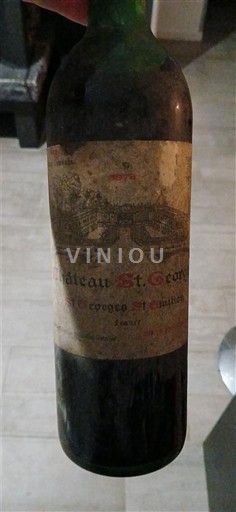 Burdeos Saint-Georges-Saint-Émilion Château St. Georges 1976