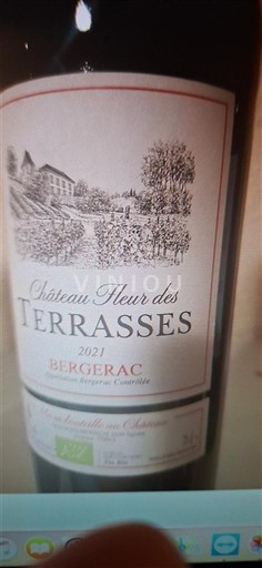 Sud-Ouest Bergerac Château Fleur des Terrasses 2021