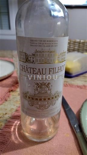 Bordeaux Sauternes Grand Cru Château Filhot Niet-geïntegreerd