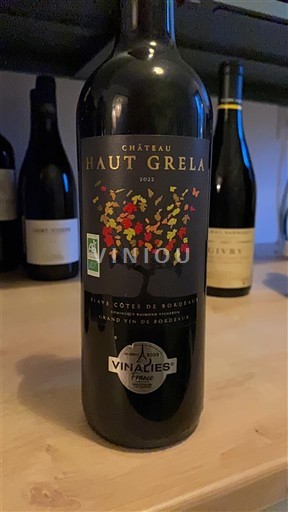 Bordeaux Blaye-Côtes-de-Bordeaux Château Haut Grela 2023