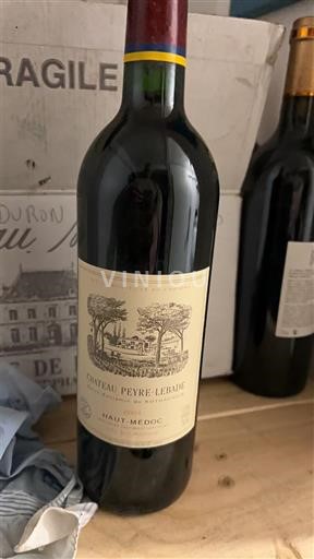 Bordeaux Haut-Médoc Château Peyre-Lebade 2001