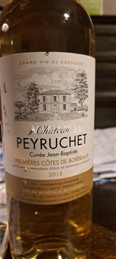 Bordeaux Prve obale Bordeauxa Château Peyruchet Jean-Baptiste 2015