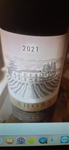 Sud-Ovest Cahors Domaine Aalts 2021