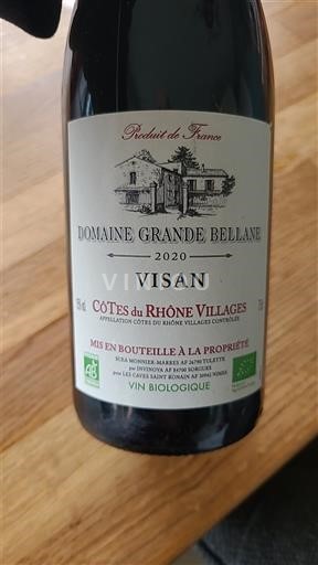 Rhône Valley Unspecified Domaine Grande Bellane 2020