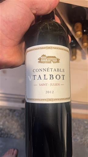 Burdeos Saint-Julien Château Talbot Connétable 2012