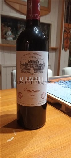 Bordeaux Pauillac Grand Cru Château Grand-Puy-Lacoste 2020