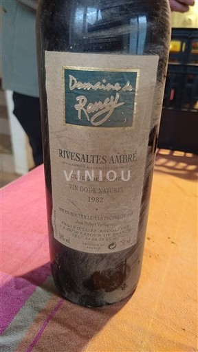 Roussillon Rivesaltes Domaine Rancy Delphine 1982