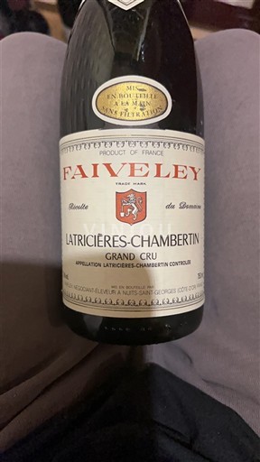 Burgundy Latricières-Chambertin Grand Cru Faiveley 1993