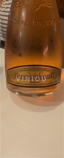 Burdeos Crémant de Burdeos Garbes-Cabaneu Sin añada