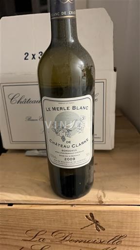 Bordeaux Château Clarke Le Merle Blanc 2009