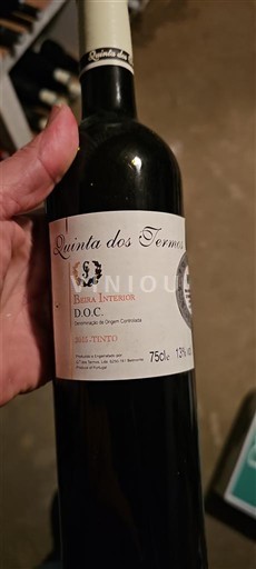 Vin Rouge sec Quinta dos Termos 2015 Portugal Beira Interior IGP