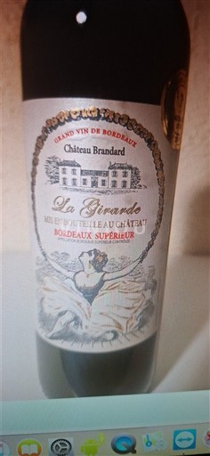 Bordeaux Bordeaux Supérieur Château Brandard La Girarde 2017
