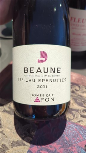 Burgundy Beaune Premier Cru Dominique Lafon 1er Cru Epenottes 2021