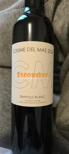 Roussillon Banyuls Coume del Mas Escoumes 2024