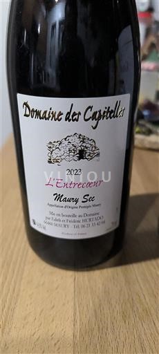Roussillon Maury Sec Domaine S Capitelles L'Entrecœur 2023