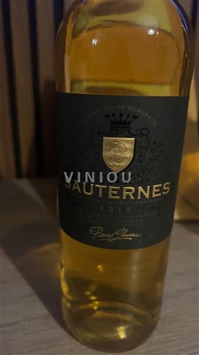 Bordeaux Sauternes Pierre Chanau 2019