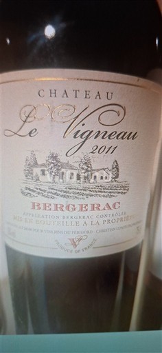 Sud-Ouest Bergerac Château Le Vigneau 2011