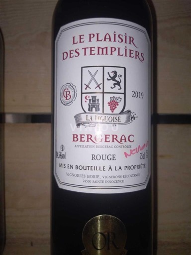 Sud-Ouest Bergerac Le Plaisir des Templiers La Liguoise 2019