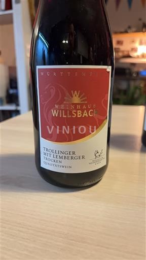 Wurtemberg Weinhaus Willsbach Trollinger mit Lemberger Sin añada