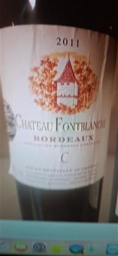 Bordeaux Château Fontblanche 2011