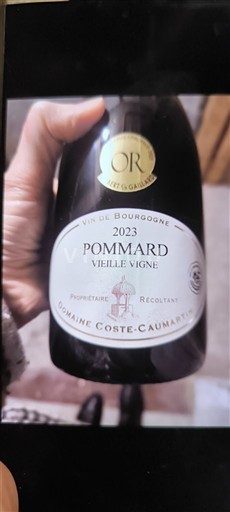 Burgundy Pommard Domaine Coste-Caumartin Vieille Vigne 2023