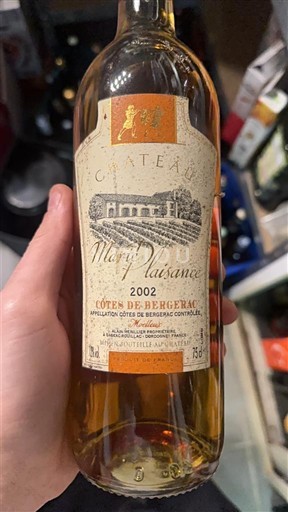 Sud-Ovest Côtes-de-bergerac Château Mary Vlasamec 2002