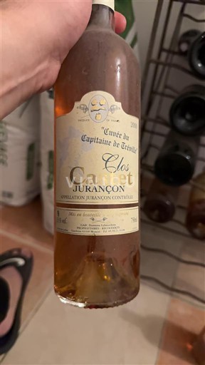 Sud-Ovest Jurançon Clos Cailet du Capitaine de Tréville Senza annata