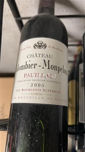 Bordeaux Pauillac Château Colombier-Monpelou 2005