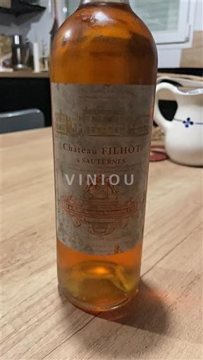 Bordeaux Sauternes Château Filhot 2004
