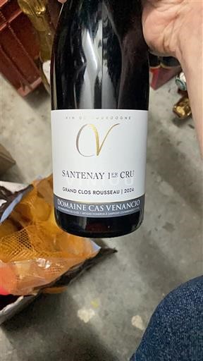 Burgundsko Santenay Premier Cru Domaine Cas Venancio Grand Clos Rousseau 2024