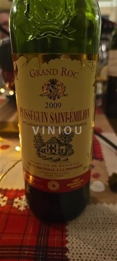 Bordeaux Puisseguin-saint-émilion Grand Roc 2009