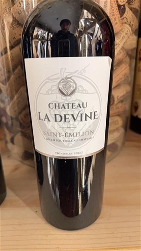 Burdeos Saint-Émilion Château La Devine 2020