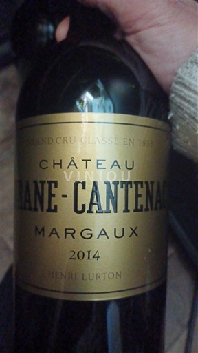 Bordeaux Margaux Grand Cru Château Brane-Cantenac 2014