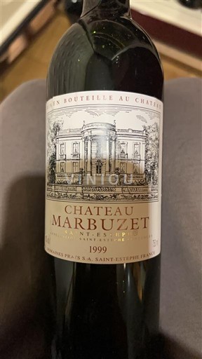 Bordeaux Saint-Estèphe Château Marbuzet 1999
