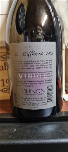Loiren laakso Chinon Ambroise Chapeau Les Truffières 2023