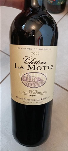 Bordeaux Blaye-côtes-de-bordeaux Château La Motte 2021