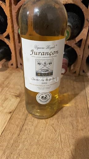 Sud-Ovest Jurançon Vignoble Régal du Baptême 2022