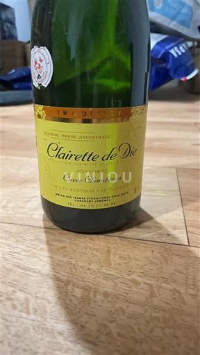 Rhônedalen Clairette de Die Turrel Brosse Ancestrale Chamborin Icke årgångsbetecknad