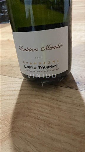 Champaña Champán Leriche Tournant Tradition Meunier Sin añada