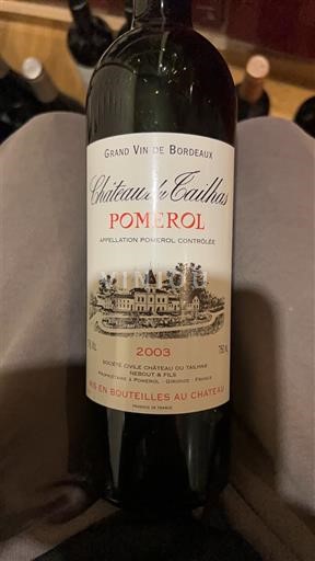 Bordeaux Pomerol Château Caillias 2003